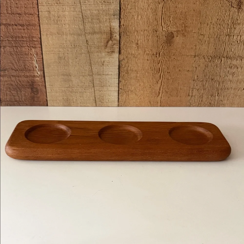 Teak Wooden Trays Set of 2